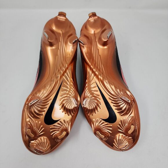 Nike Baseball Cleats Mens 8 Lunar Vapor Ultrafly Elite 2 Bronze Black Metal Logo - Picture 7 of 8